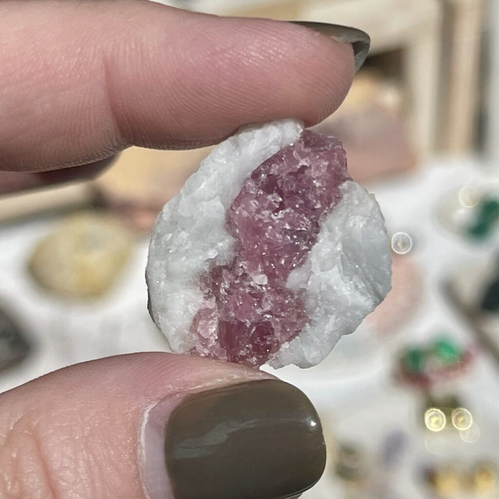 Pietra di Tormalina rosa Papagni Goldsmith