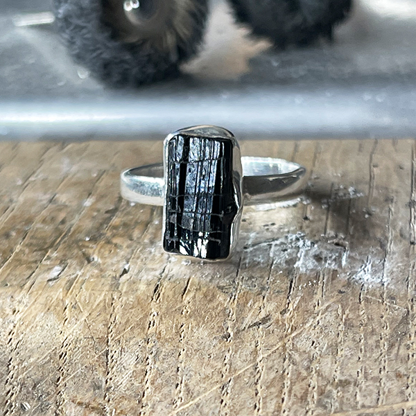 Anello in Argento 925 conTormalina Papagni Goldsmith